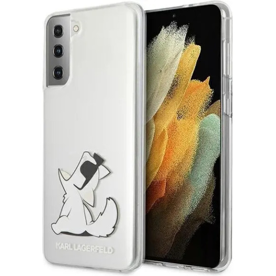Karl Lagerfeld KLHCS21MCFNRC S21+ G996 hardcase transparent Choupette Fun - (KF000520-0)