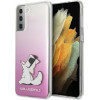 Karl Lagerfeld KLHCS21MCFNRCPI S21+ G996 hardcase rozowy/pink Choupette Fun - (KF000523-0)