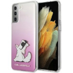 Karl Lagerfeld KLHCS21MCFNRCPI S21+ G996 hardcase rozowy/pink Choupette Fun - (KF000523-0)