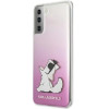 Karl Lagerfeld KLHCS21MCFNRCPI S21+ G996 hardcase rozowy/pink Choupette Fun - (KF000523-0)