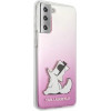 Karl Lagerfeld KLHCS21MCFNRCPI S21+ G996 hardcase rozowy/pink Choupette Fun - (KF000523-0)