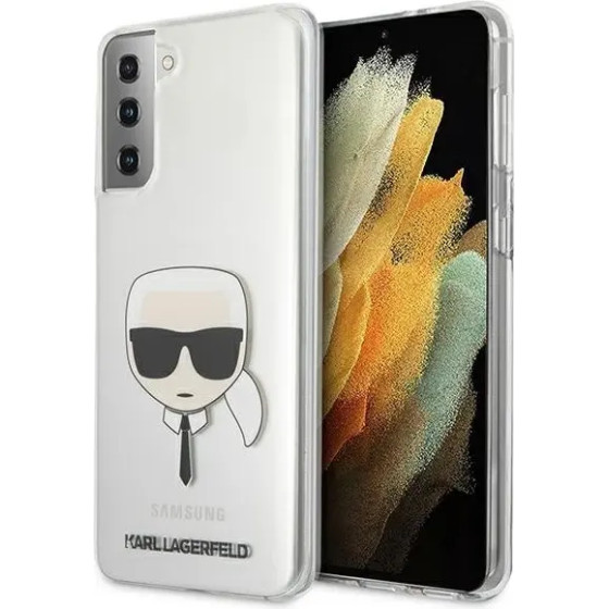 Karl Lagerfeld KLHCS21MKTR S21+ G996 hardcase Transparent Karl`s Head - (KF000517-0)