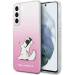 Karl Lagerfeld KLHCS22MCFNRCPI S22+ S906 hardcase rozowy/pink Choupette Eat - (KF000921-0)