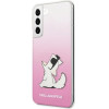 Karl Lagerfeld KLHCS22MCFNRCPI S22+ S906 hardcase rozowy/pink Choupette Eat - (KF000921-0)