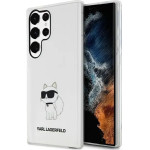 Karl Lagerfeld KLHCS23LHNCHTCT S23 Ultra S918 transparent hardcase Ikonik Choupette - (KF001550-0)