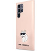 Karl Lagerfeld KLHCS23LSNCHBCP S23 Ultra S918 hardcase pink/pink Silicone Choupette - (KF001497-0)