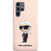 Karl Lagerfeld KLHCS23LSNIKBCP Sam S23 S918 Ultra hardcase pink/pink Silicone Ikonik - (KF001488-0)