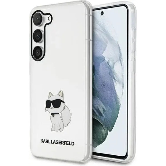 Karl Lagerfeld KLHCS23MHNCHTCT S23+ S916 transparent hardcase Ikonik Choupette - (KF001549-0)