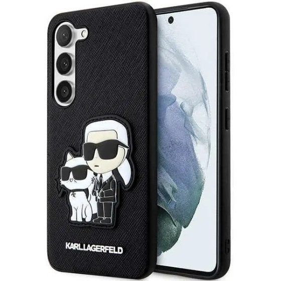 Karl Lagerfeld KLHCS23MSANKCPK S23+ S916 hardcase black/black Saffiano Karl & Choupette - (KF001519-0)
