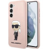 Karl Lagerfeld KLHCS23MSNIKBCP S23+ S916 hardcase pink/pink Silicone Ikonik - (KF001487-0)