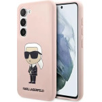 Karl Lagerfeld KLHCS23MSNIKBCP S23+ S916 hardcase pink/pink Silicone Ikonik - (KF001487-0)