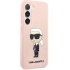 Karl Lagerfeld KLHCS23MSNIKBCP S23+ S916 hardcase pink/pink Silicone Ikonik - (KF001487-0)