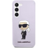 Karl Lagerfeld KLHCS23MSNIKBCU S23+ S916 hardcase purple/purple Silicone Ikonik - (KF001490-0)