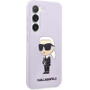 Karl Lagerfeld KLHCS23MSNIKBCU S23+ S916 hardcase purple/purple Silicone Ikonik - (KF001490-0)