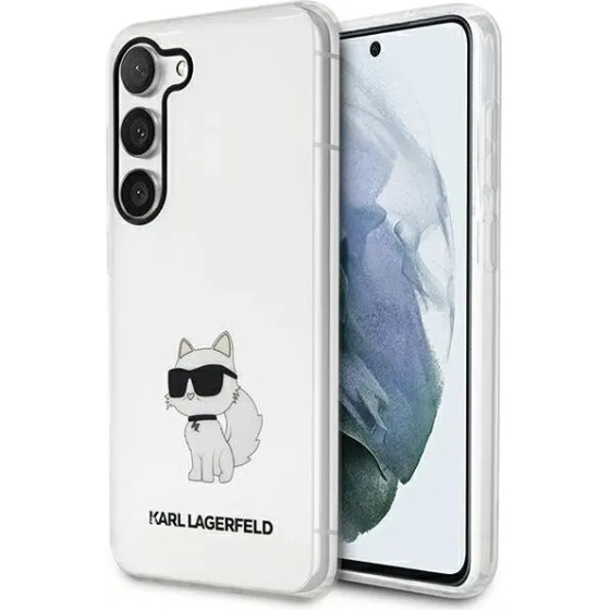 Karl Lagerfeld KLHCS23SHNCHTCT S23 S911 transparent hardcase Ikonik Choupette - (KF001548-0)