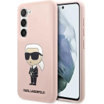 Karl Lagerfeld KLHCS23SSNIKBCP S23 S911 hardcase pink/pink Silicone Ikonik - (KF001486-0)