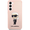 Karl Lagerfeld KLHCS23SSNIKBCP S23 S911 hardcase pink/pink Silicone Ikonik - (KF001486-0)