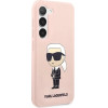 Karl Lagerfeld KLHCS23SSNIKBCP S23 S911 hardcase pink/pink Silicone Ikonik - (KF001486-0)