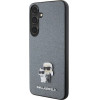 Karl Lagerfeld KLHCS24MPSAKCMPG S24+ S926 hardcase gray/gray Saffiano Karl & Choupette Metal Pin - (KF001945-0)