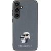 Karl Lagerfeld KLHCS24MPSAKCMPG S24+ S926 hardcase gray/gray Saffiano Karl & Choupette Metal Pin - (KF001945-0)