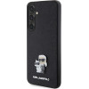 Karl Lagerfeld KLHCS24SPSAKCMPK S24 S921 hardcase black/black Saffiano Karl & Choupette Metal Pin - (KF001941-0)