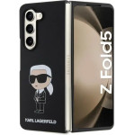 Karl Lagerfeld KLHCZFD5SNIKBCK Z Fold5 hardcase black/black Silicone Ikonik - (KF001780-0)