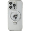 Karl Lagerfeld KLHMN61HMRSKCH iPhone 11 / Xr 6.1 white/white hardcase Ring Stand Karl&Choupette MagSafe - (KF001820-0)