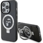 Karl Lagerfeld KLHMP13LHMRSKCK iPhone 13 Pro 6.1 black/black hardcase Ring Stand Karl&Choupette MagSafe - (KF001819-0)