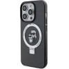 Karl Lagerfeld KLHMP13LHMRSKCK iPhone 13 Pro 6.1 black/black hardcase Ring Stand Karl&Choupette MagSafe - (KF001819-0)