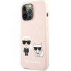 Karl Lagerfeld KLHMP13LSSKCI iPhone 13 Pro / 13 6,1'' hardcase jasnorozowy/light pink Silicone Ikonik Karl & Choupette Magsafe - (KF000879-0)