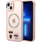 Karl Lagerfeld KLHMP14MHKCP iPhone 14 Plus 6.7 hardcase pink / pink Karl & Choupette Aluminum Magsafe - (KF001046-0)