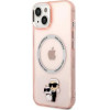 Karl Lagerfeld KLHMP14MHNKCIP iPhone 14 Plus 6.7 hardcase pink/pink Iconic Karl&Choupette Magsafe - (KF001440-0)