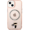 Karl Lagerfeld KLHMP14MHNKCIP iPhone 14 Plus 6.7 hardcase pink/pink Iconic Karl&Choupette Magsafe - (KF001440-0)