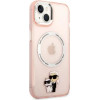 Karl Lagerfeld KLHMP14MHNKCIP iPhone 14 Plus 6.7 hardcase pink/pink Iconic Karl&Choupette Magsafe - (KF001440-0)
