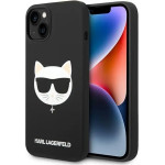 Karl Lagerfeld KLHMP14MSLCHBK iPhone 14 Plus 6.7 hardcase black / black Silicone Choupette Head Magsafe - (KF001050-0)