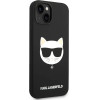 Karl Lagerfeld KLHMP14MSLCHBK iPhone 14 Plus 6.7 hardcase black / black Silicone Choupette Head Magsafe - (KF001050-0)