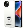 Karl Lagerfeld KLHMP14MSNCHBCH iPhone 14 Plus 6.7 hardcase white/white Silicone Choupette MagSafe - (KF001452-0)