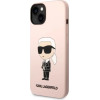 Karl Lagerfeld KLHMP14MSNIKBCP iPhone 14 Plus 6.7 hardcase pink/pink Silicone Ikonik Magsafe - (KF001444-0)