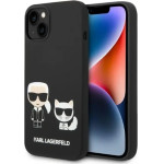 Karl Lagerfeld KLHMP14MSSKCK iPhone 14 Plus 6.7 hardcase black / black Liquid Silicone Karl & Choupette Magsafe - (KF001062-0)