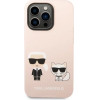 Karl Lagerfeld KLHMP14XSSKCI iPhone 14 Pro Max 6.7 hardcase light pink/light pink Silicone Karl & Choupette Magsafe - (KF001068-0)