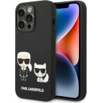 Karl Lagerfeld KLHMP14XSSKCK iPhone 14 Pro Max 6.7 hardcase black / black Liquid Silicone Karl & Choupette Magsafe - (KF001064-0)