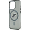 Karl Lagerfeld KLHMP15LHLSKCK iPhone 15 Pro 6.1 black/black hardcase IML Metal Karl&Choupette Head MagSafe - (KF002419-0)