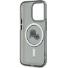 Karl Lagerfeld KLHMP15LHLSKCK iPhone 15 Pro 6.1 black/black hardcase IML Metal Karl&Choupette Head MagSafe - (KF002419-0)
