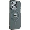 Karl Lagerfeld KLHMP15LHLSKIK iPhone 15 Pro 6.1 black/black hardcase IML Metal Karl Head MagSafe - (KF002413-0)