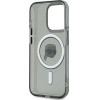 Karl Lagerfeld KLHMP15LHLSKIK iPhone 15 Pro 6.1 black/black hardcase IML Metal Karl Head MagSafe - (KF002413-0)