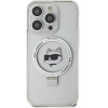Karl Lagerfeld KLHMP15LHMRSCHH iPhone 15 Pro 6.1 white/white hardcase Ring Stand Choupette Head MagSafe - (KF001833-0)