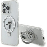 Karl Lagerfeld KLHMP15LHMRSKCH iPhone 15 Pro 6.1 white/white hardcase Ring Stand Karl&Choupette MagSafe - (KF001811-0)