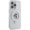 Karl Lagerfeld KLHMP15LHMRSKCH iPhone 15 Pro 6.1 white/white hardcase Ring Stand Karl&Choupette MagSafe - (KF001811-0)