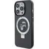 Karl Lagerfeld KLHMP15LHMRSKCK iPhone 15 Pro 6.1 black/black hardcase Ring Stand Karl&Choupette MagSafe - (KF001803-0)