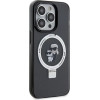 Karl Lagerfeld KLHMP15LHMRSKCK iPhone 15 Pro 6.1 black/black hardcase Ring Stand Karl&Choupette MagSafe - (KF001803-0)